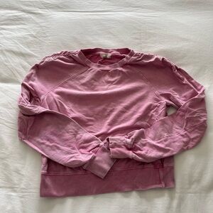 T.La Soft Pink Ribbed Collar Top